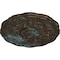 Ekena Millwork Cornelia Ceiling Medallion (Fits Canopies up to 4"), 22 1/2"OD x 1 1/2"P, Bronze Blue Patina CM22CNBBS - alternate 4